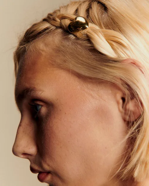 Bijou de cheveux Cristina - Doré — image 4