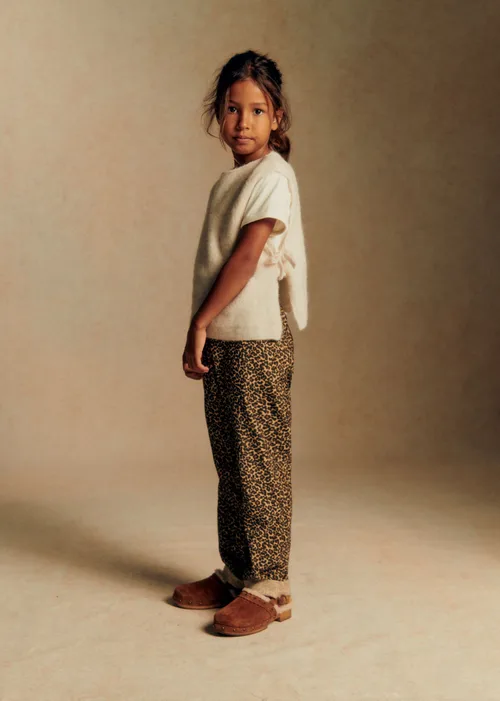 Pantalon Lison - Léopard Beige — image 3