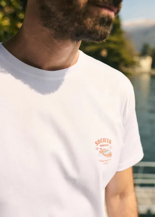 T-Shirt Societa Nautica - Blanc — image 3