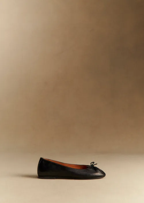 Ballerines Low Agathe - Noir Lisse — image 5