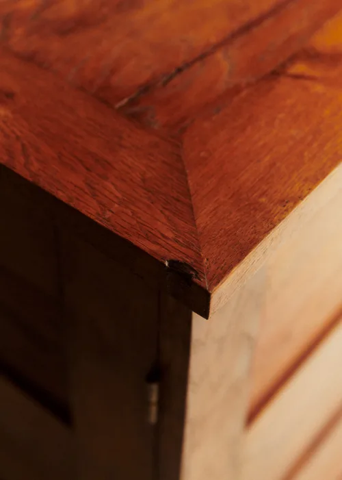 Buffet René Gabriel en bois massif années 50 - Bois Massif — image 7