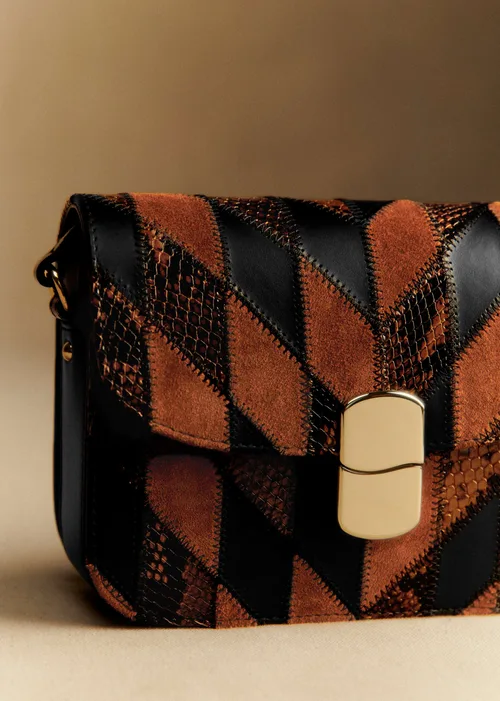 Sac Mini Milo Classique - Choco patchwork — image 3