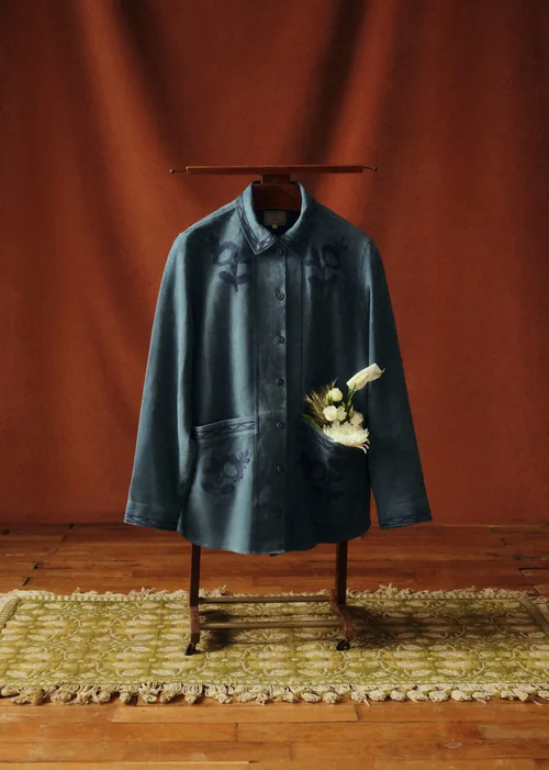 Veste Will - Sézane x Baziszt - Bleu Vintage — image 2