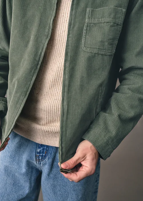 Veste Benson Velours Côtelé - Vert — image 5