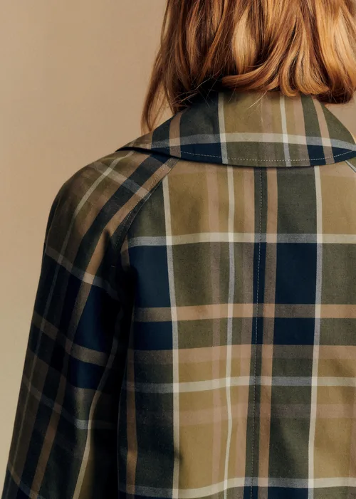 Manteau Clyde - Carreaux Kaki et Beige — image 3