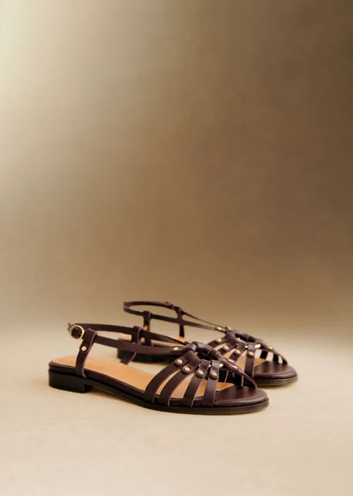 Sandales Low Iris - Chocolat Lisse — image 5
