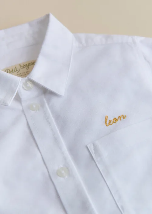 Chemise Tom - Oxford Léger Blanc — image 5