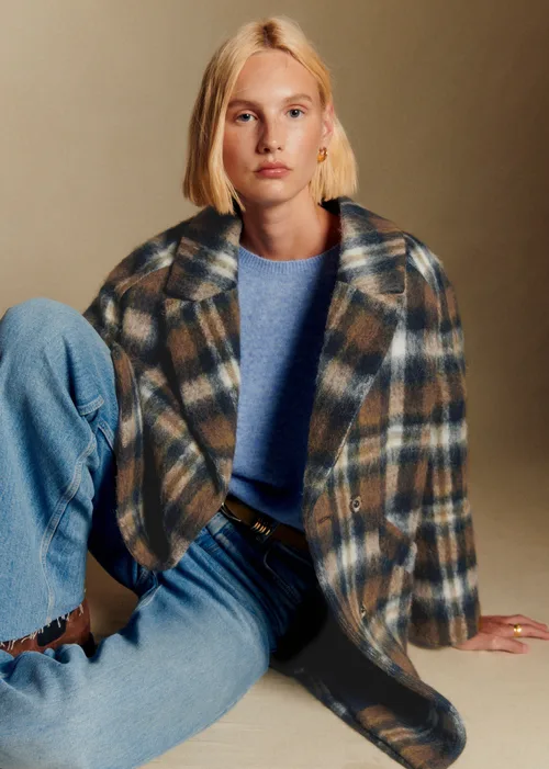 Manteau Ander - Carreaux Capri et Vert — image 4