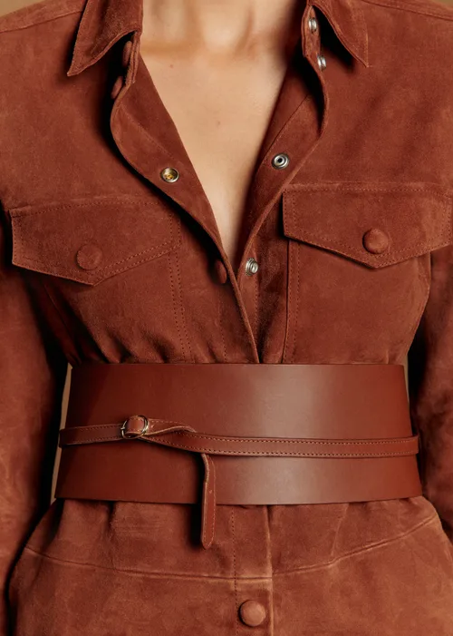 Ceinture Julia - Cuir Naturel Héritage — image 3