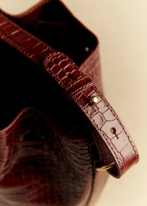 Bourse Mini Farrow - Choco Croco — image 4