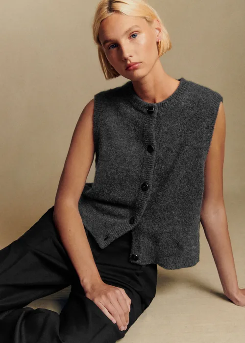 Gilet Sacha - Gris Anthracite