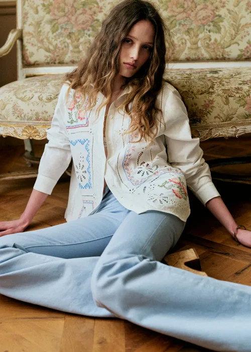 Chemise Maxy - Broderie Placée Pastel — image 3