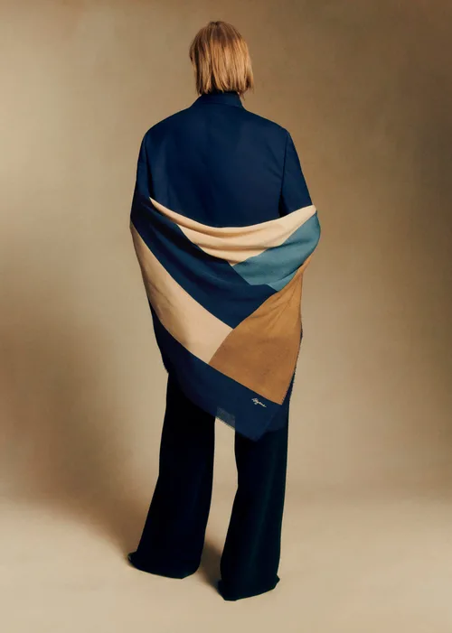 Blue Color Block