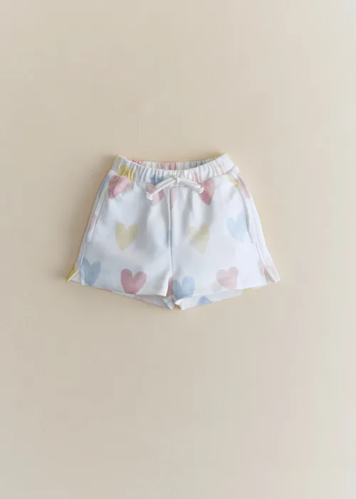 Short Nelson - Ecru / Coeur Pastel
