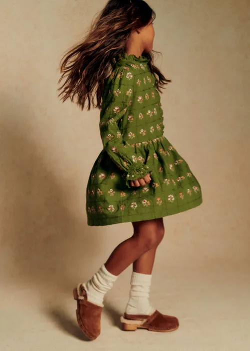 Robe Romina - Olive / broderie herbier — image 4