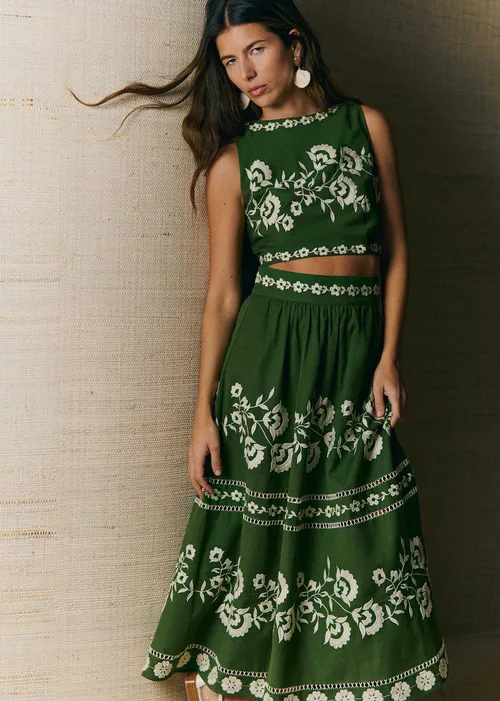Blouse Claire - Vert d'Été