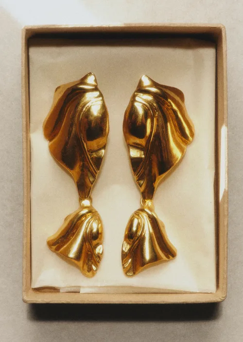 Boucles d'oreilles Salomé - Doré — image 4