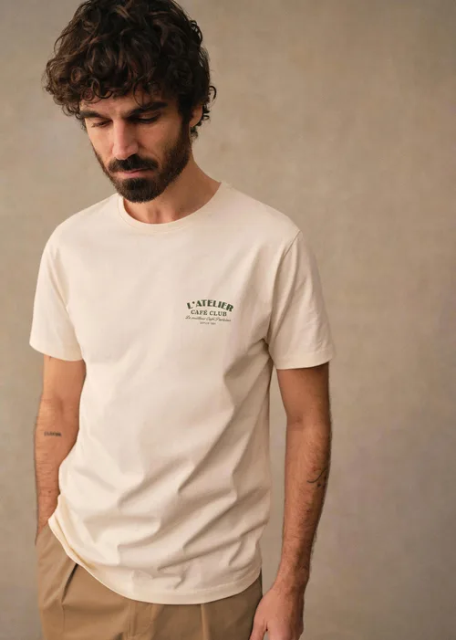 T-Shirt L'Atelier Café Club - Écru — image 4