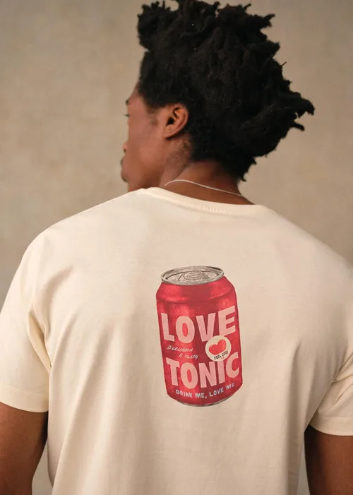 T-Shirt Canette Love Tonic - Écru — image 3
