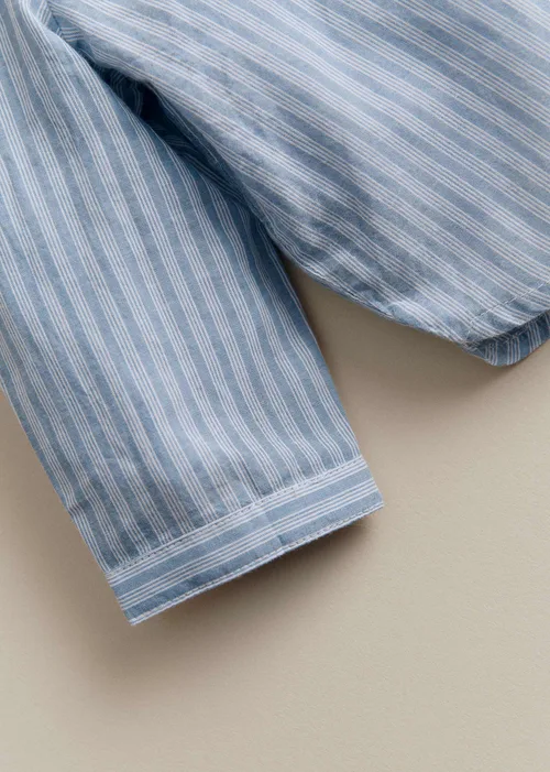 Chemise Marc - Rayures Bleu Ecru — image 3