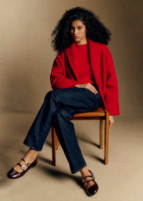 Manteau Ambre - Rouge Vif — image 5