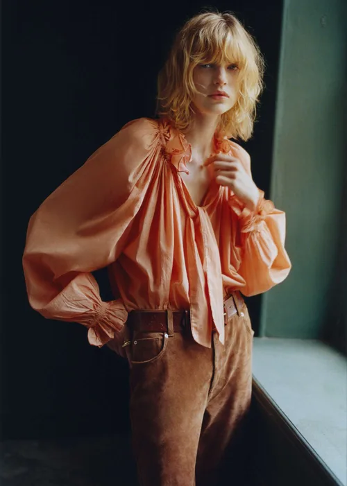 Blouse Batia - Pêche — image 5