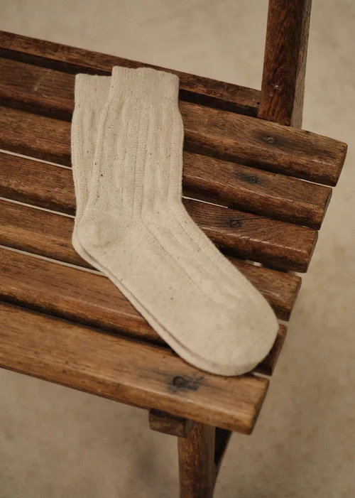 Chaussettes Rhoden - Écru