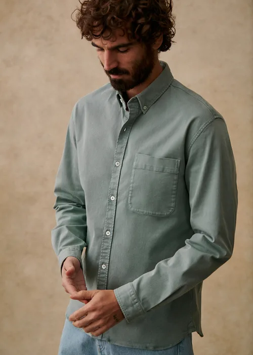 Chemise Miles - Vert Délavé — image 6