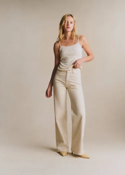 Top Jina - Pointelle Crème — image 4