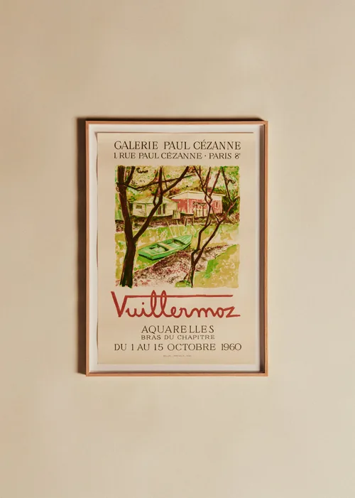 Affiche Paul Cezanne, Vuillermoz, 1960 - 52,5 x 73,5 cm