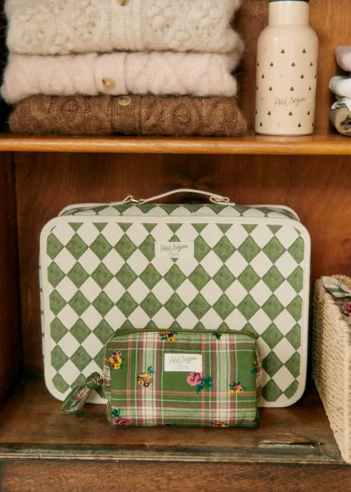 Valisette damier - Imprimé damier vert — image 4
