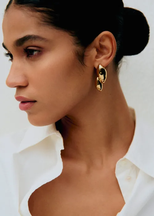 Boucles d'oreilles Raquel - Doré — image 3