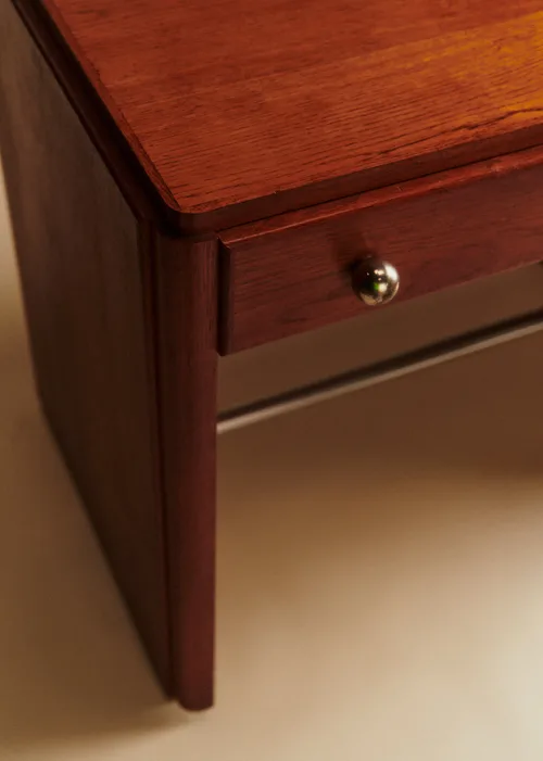 Bureau en bois art déco années 40 - Bois — image 9