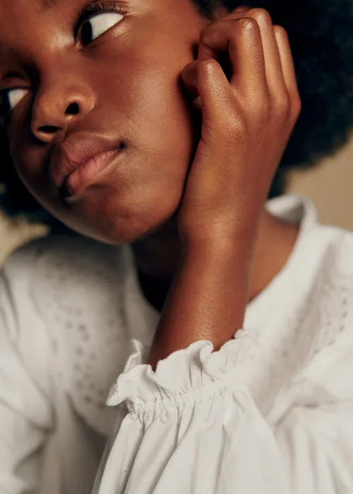 Blouse Andréa - Blanc Popeline — image 3