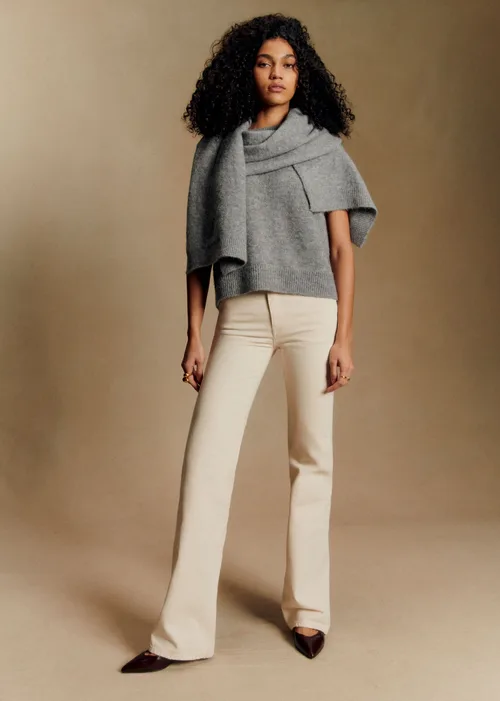 Echarpe Marianne - Gris Chiné Moyen — image 4