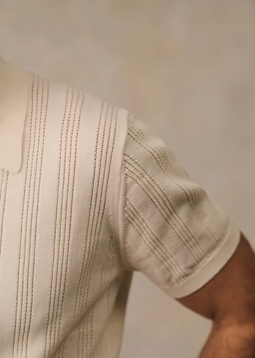 Polo Maille Rio - Écru — image 4
