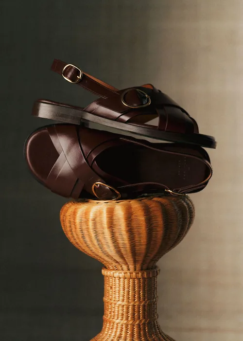 Sandales low Blandine - Chocolat Glacé — image 4