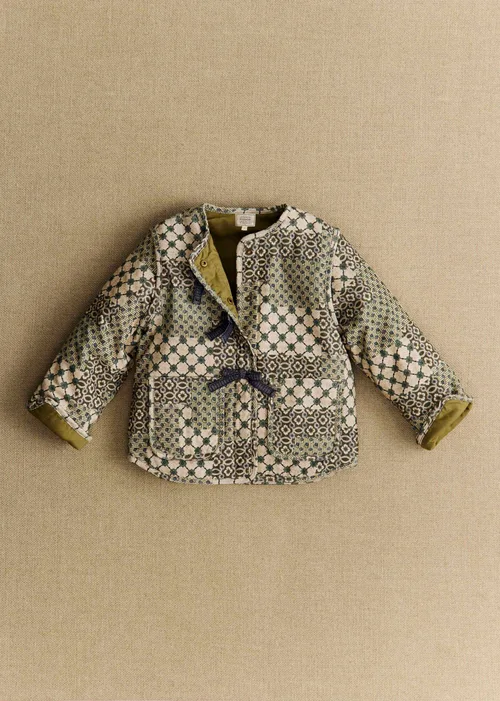 Manteau Sari - Petit Sézane x Antoinette Poisson - Imprimé Patchwork Dominote — image 4