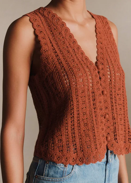 Blouse PALMINA - Acajou — image 2
