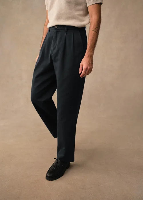 Pantalon Dusk Élastiqué - Bleu Foncé — image 5