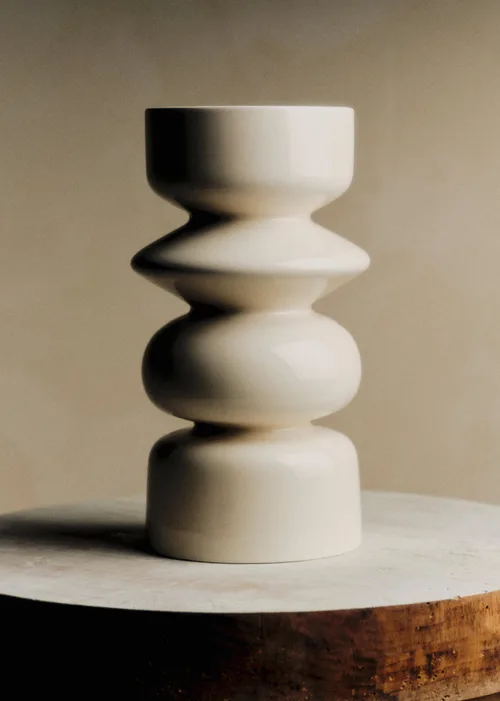 Vase Romie Objetti - Grand modèle - Ecru — image 3