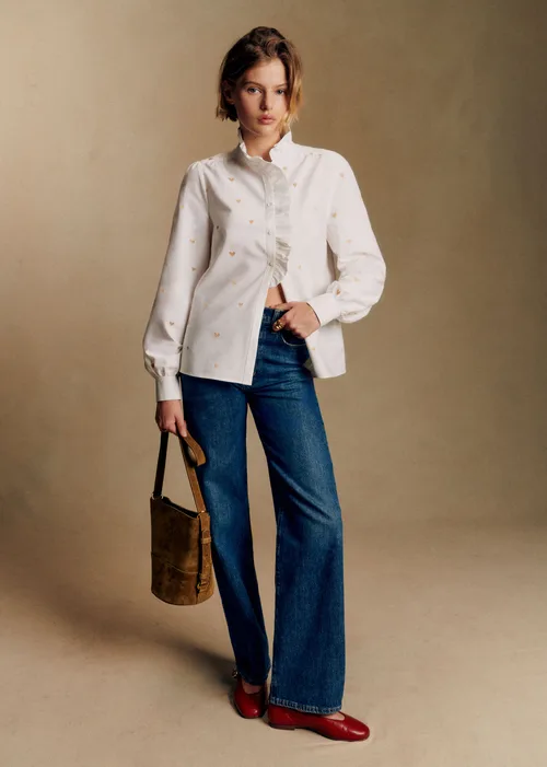Chemise Chlo - Broderie Coeur Doré — image 3