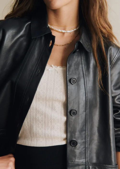 Veste Will - Cuir Noir — image 4