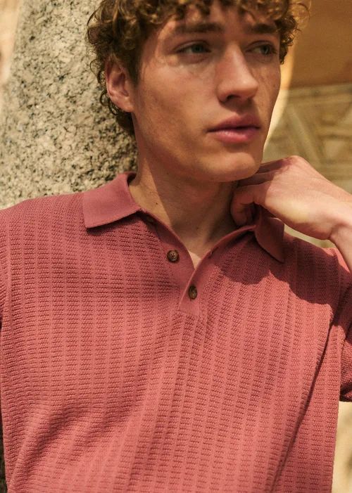 Polo Maille Pablo - Vieux Rose — image 5