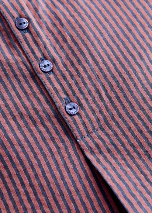 Chemise Marco - Rayure Rose Marine — image 3