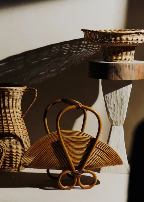 Porte revue par Vivai del Sud années 60 - Bambou et Rotin — image 5