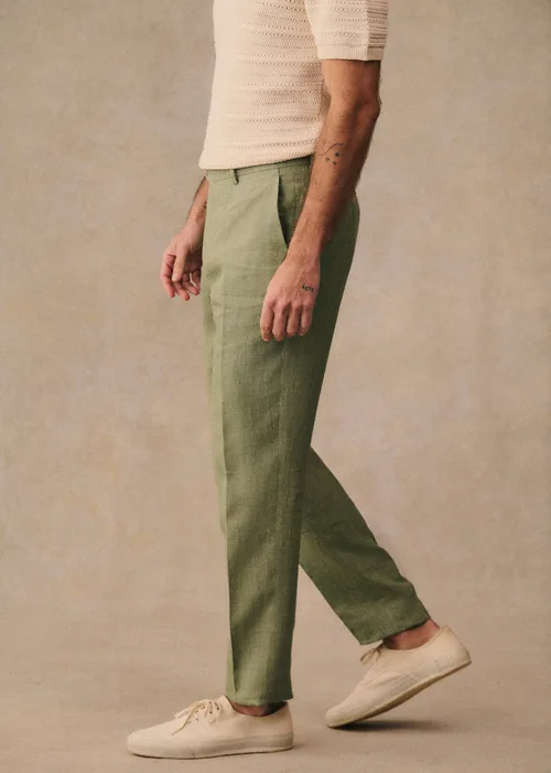 Pantalon Deon - Vert Chiné — image 7
