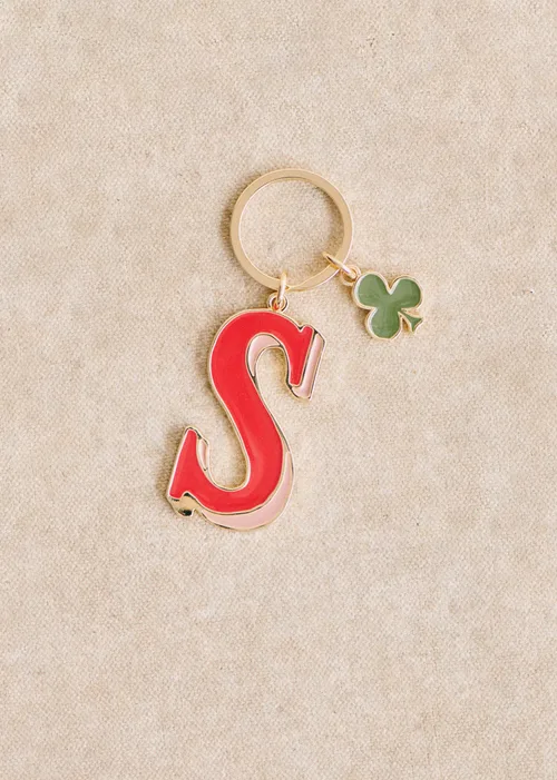 Porte-Clé Abécédaire - Lettre S - Rouge — image 2