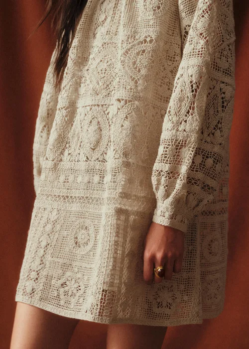 Robe Genevieve - Sézane x Baziszt - Ecru — image 3