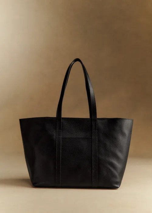 Cabas Gabin - Noir Grainé